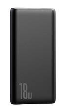 УМБ Power Bank (зовнішній акумулятор) для телефону Baseus Quick Charge 10000 мАг Чорний (PPDML-01), фото 4