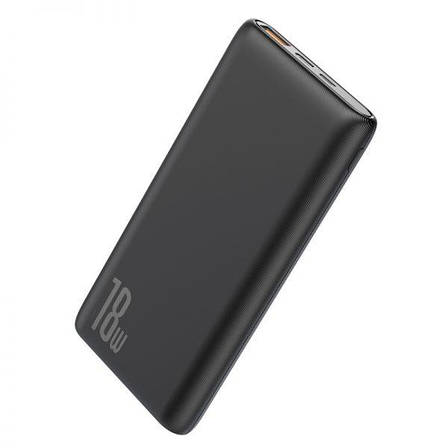 УМБ Power Bank (зовнішній акумулятор) для телефону Baseus Quick Charge 10000 мАг Чорний (PPDML-01), фото 1