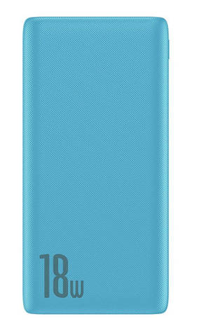 УМБ Power Bank (зовнішній акумулятор) для телефону Baseus QC 10000 мАг Блакитний (PPDML-03), фото 1