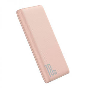 УМБ Power Bank (зовнішній акумулятор) для телефону Baseus Quick Charge 10000 мАг Рожевий (PPDML-04), фото 1