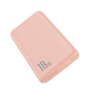 УМБ Power Bank (зовнішній акумулятор) для телефону Baseus Quick Charge 10000 мАг Рожевий (PPDML-04), фото 3