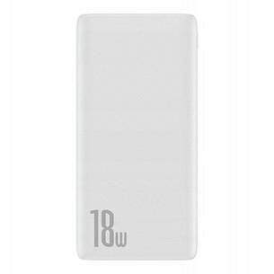 УМБ Power Bank (зовнішній акумулятор) для телефону Baseus Quick Charge 10000 мАг Білий (PPDML-02), фото 1