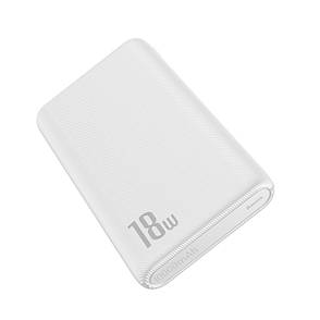 УМБ Power Bank (зовнішній акумулятор) для телефону Baseus Quick Charge 10000 мАг Білий (PPDML-02), фото 4