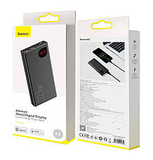 УМБ Power Bank (зовнішній акумулятор) для телефону Baseus Quick Charge 10000 мАг Чорний (PPIMDA-B0A), фото 4