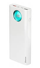 УМБ Power Bank (зовнішній акумулятор) для телефону Baseus Quick Charge 20000 мАг Білий (PPALL-LG02), фото 3