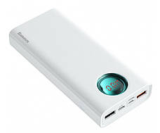 УМБ Power Bank (зовнішній акумулятор) для телефону Baseus Quick Charge 20000 мАг Білий (PPALL-LG02), фото 4