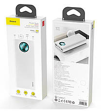 УМБ Power Bank (зовнішній акумулятор) для телефону Baseus Quick Charge 20000 мАг Білий (PPALL-LG02), фото 6