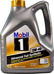 Mobil 0W40 Advanced Full Synthetic 4л Масло моторне