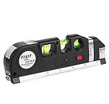 Лазерний рівень нівелір Fixit Laser Level Pro 3 + рулетка + рідинний рівень, фото 5