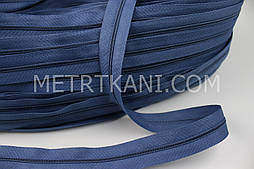 Блискавка рулонна джинсового кольору, Т3 (метражем) № ДЖ-154