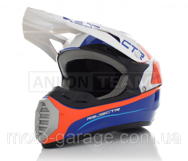 Шолом кросовий FOX MZ2 Blue-orange