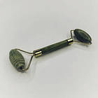 Ролер-масажер з шипами для особи Jade Roller з нефриту, фото 6