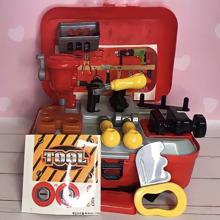 Дитячий ігровий набір інструментів у валізі ⁇ Портативний рюкзак Toy Tool Toy ⁇ ІГРОВИЙ НАБІР ДЛЯ МАЛЬЧИКІВ