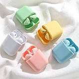 Бездротові навушники InPods 12 Macaron сенсорні з кейсом Кольори, фото 7