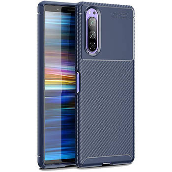 Чохол Carbon Case для Sony Xperia 5 Blue