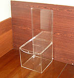 Ящик для пожертвувань EKOSTAR 215х215х200/500мм з кишенею А4, фото 6