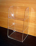 Підставка EKOSTAR під товар вітрина 3-х ярусна 250х200х450, фото 7