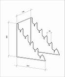 Гірка під ножі EKOSTAR 150х243х280 мм 5 ярусів, фото 8