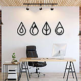 4 Стихії – Дерев'яний декор на стіну, фото 2