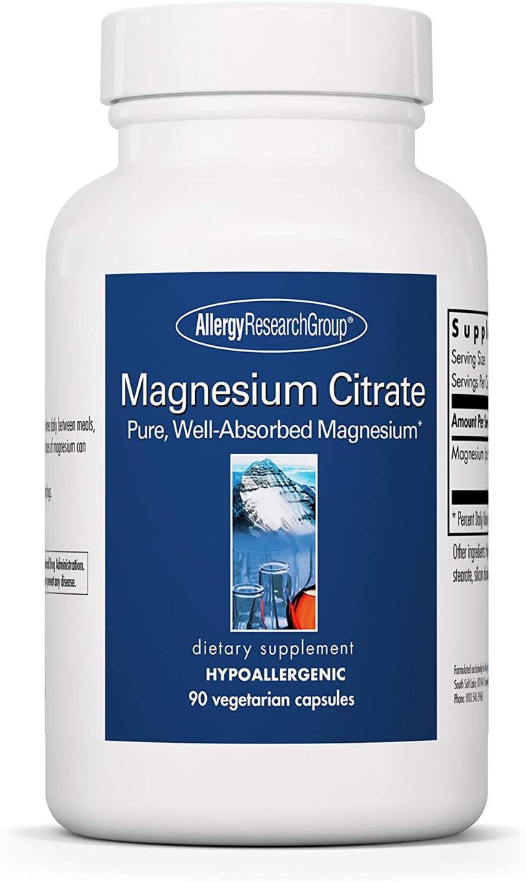 Allergy Research Magnesium Citrate / Магній цитрат 90 капсул