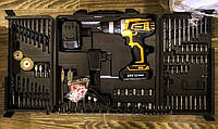 Шуруповерт аккумуляторный DeWALT DCD791 с набором 24V 5Ah. Шуруповерт Девальт с инструментами в кейсе