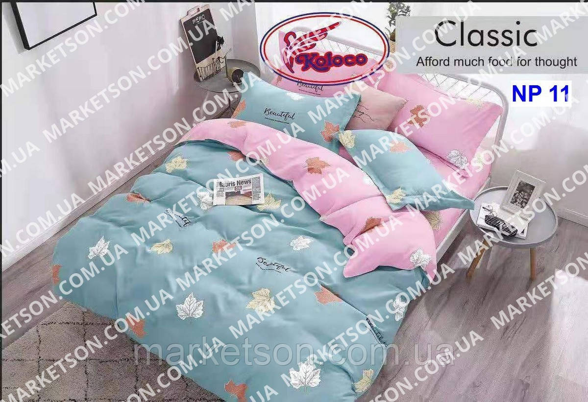 5D постільна білизна.Євророзмір.Фланель байка