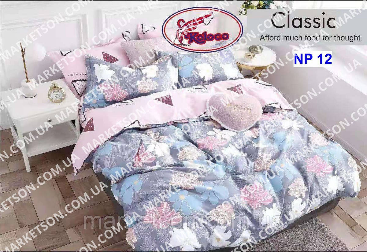 5D постільна білизна.Євророзмір.Фланель байка