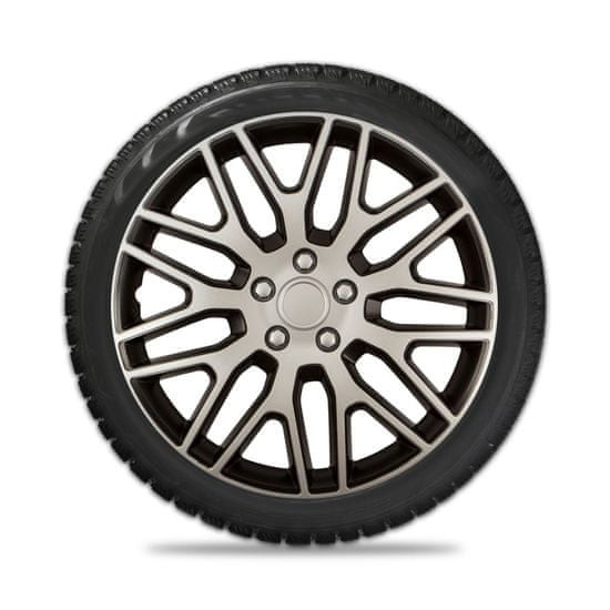 Колісні ковпаки Elegant Dakar Silver Black R15