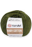 Yarnart Baby Cotton(беби коттон) - 443 хаки