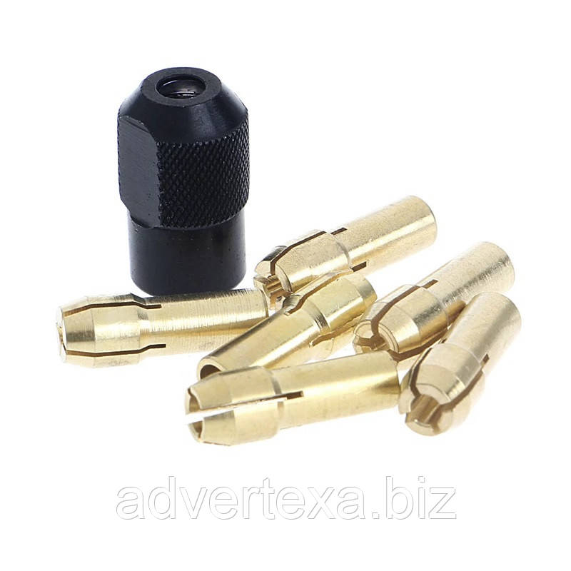 Цанга для міні дрилі, гравера, бормашини, дремеля Ø 2.4 мм хвостовик Ø 4.8 мм, фото 1