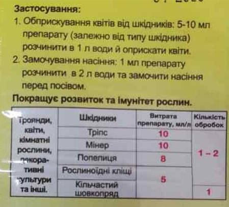 Біо Інсектицид Акаріцид Kaputt для кімнатних рослин 10мл, фото 3