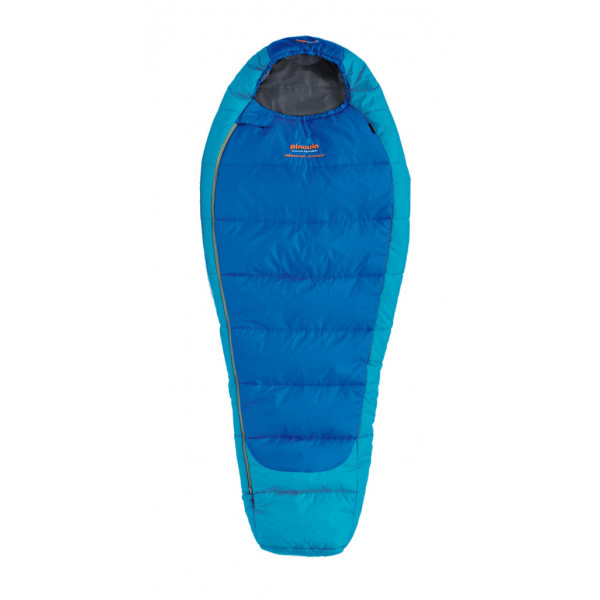 Демісезонний дитячий спальний мішок-кокон Pinguin Mistral Junior 150 (2020) Blue Right Zip (PNG 235654)