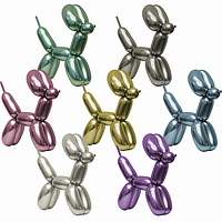 ШДМ 260 Кулі для моделювання. Кольори Хром Асорті В упак: 100 шт. Пр-во: TM "Kalisan" (Туреччина)