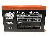 Аккумулятор мото Outdo 6-DZM-12 (12V12Ah/10HR) гелевый