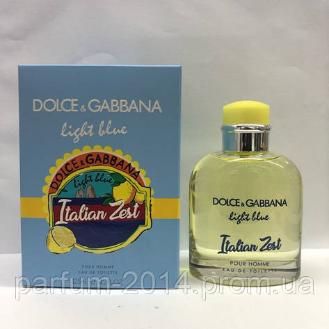 Чоловічий парфум дольче габбана лайт блю італіан зест Dolce Gabbana Light Blue Italian Zest Pour Homme (ліц), фото 2