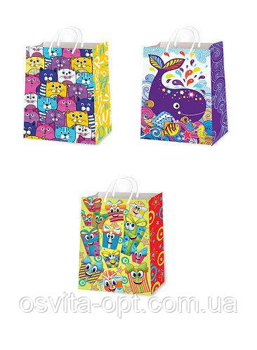 Пакет подарочний 38*24 см "Едельвейс" (12шт), фото 1