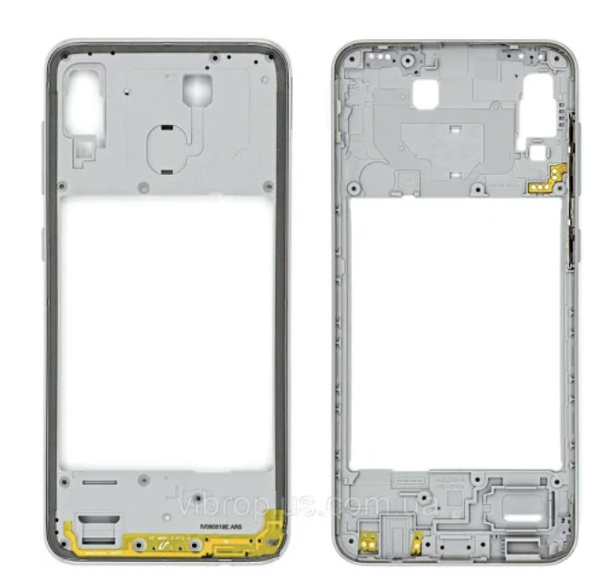 Рамка корпусу Samsung A305F Galaxy A30 2019, біла, фото 1