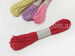 Паперовий шпагат 2мм (50м) червоний