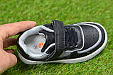 Кросівки дитячі аналог nike air force black найк чорний р26-29, фото 7