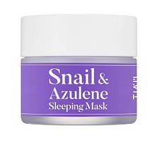 Нічна маска з равликом і азуленом Tiam Snail&Azulene Sleeping Mask 80 мл