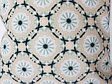 Комплект декоративних подушок Firanka Pattern 36х36см 2шт 30х30см 1шт пісочні (п_0090), фото 4