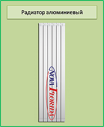 Алюмінієвий радіатор NovaFlorida Maior Aleternum S90 1200х90