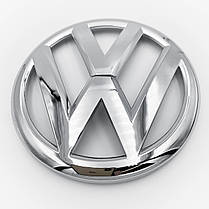 Емблема задня, значок на багажник VW Volkswagen (Фольцваген) 110 мм GOLF 6, PASSAT B7 / CC, POLO Хром, фото 4