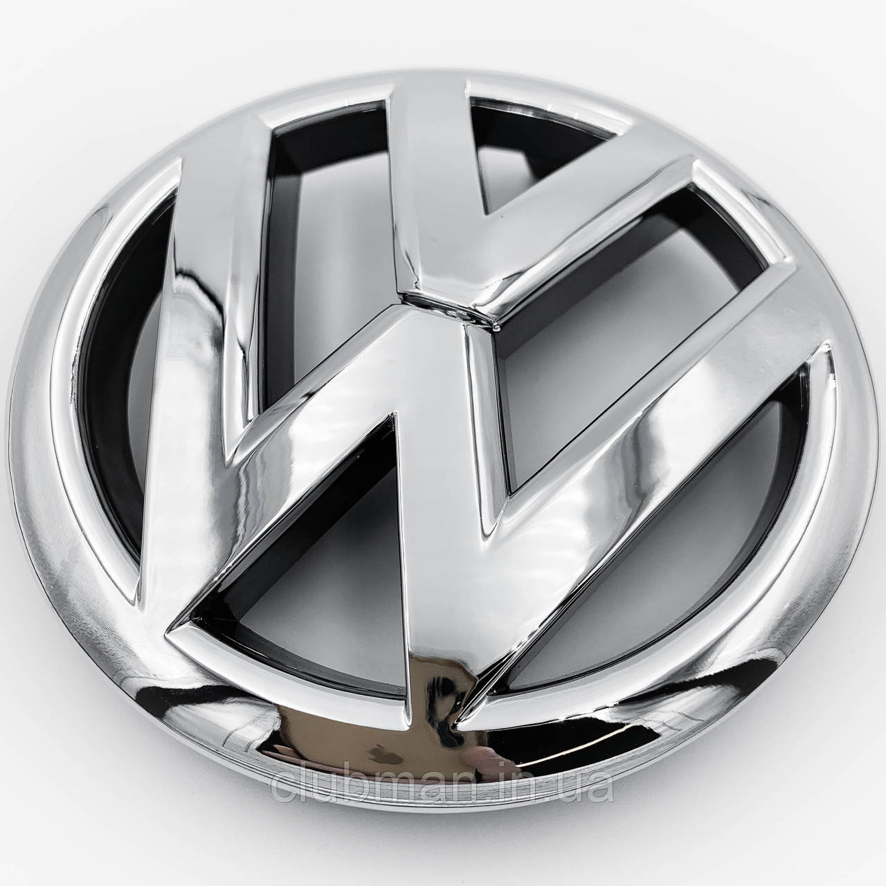 Емблема передня, значок з лого решітки радіатора VW Volkswagen (Фольцваген)   VW Volkswagen 137 мм GOLF 7 Хром