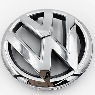 Емблема передня VW (Фольцваген) 135 мм GOLF 6 (2008-2013) - Хром (5K0853601), фото 3