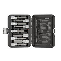 Набір біт INTERTOOL ET-8406, HEX 1/2" 4-17, 100мм, S2, STORM, фото 3