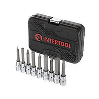 Набір біт INTERTOOL ET-8406, HEX 1/2" 4-17, 100мм, S2, STORM, фото 2