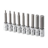 Набір біт INTERTOOL ET-8406, HEX 1/2" 4-17, 100мм, S2, STORM, фото 5