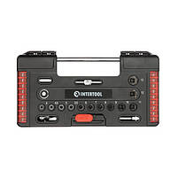 Набір отверточних насадок і головок з тріскачкою INTERTOOL VT-3657, 57 од. STORM, фото 2