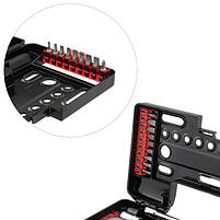 Набір отверточних насадок і головок з тріскачкою INTERTOOL VT-3657, 57 од. STORM, фото 5